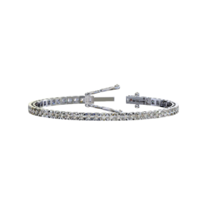Bracciale Tennis diamantato in Oro Bianco 18 kt con Diamanti Lab-Grown 0,32ct