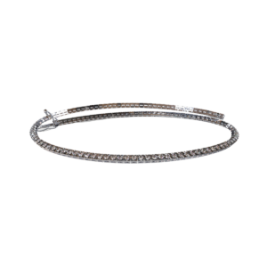 Collana tennis Diamantata in Oro Bianco 18 kt con Diamanti Lab-Grown